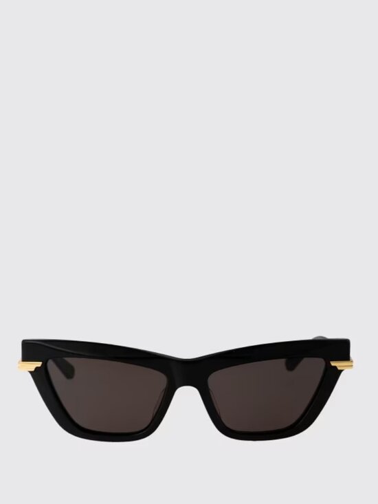 NWT BOTTEGA VENETA SUNGLASSES WOMEN BLACK/GOLD EYEWEAR main image 4